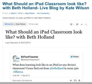 On the mLearning Radar: iPads in the Classroom